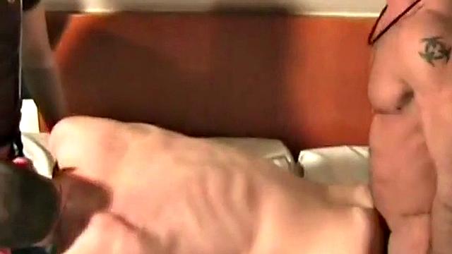 German amateur barebacked in threesome by gaydaddies