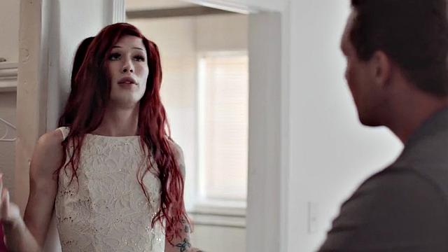 Ginger ts sucks stepad before bareback in taboo relationship