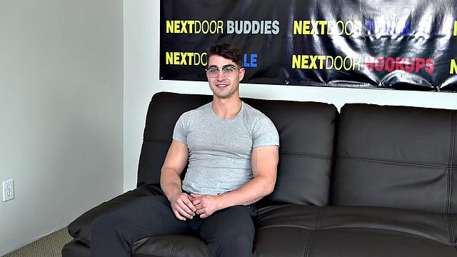 Stud loves masturbating naked when he is horny