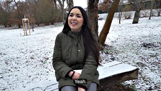 Slutty nympho fucked by big dick in wet pussy