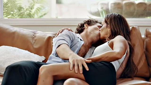 Kinky MILF bae gags on dick before getting drilled in missionary