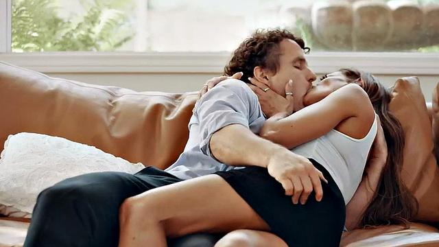 Kinky MILF bae gags on dick before getting drilled in missionary