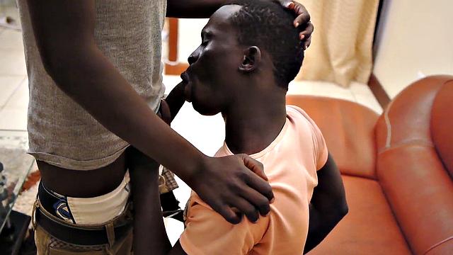 Real African hunks on forbidden passion