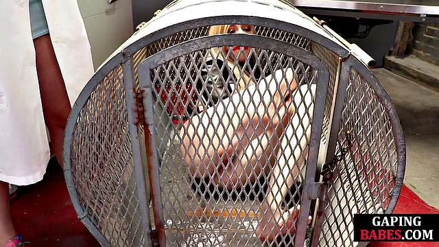 Petite blonde analsmashed by domina