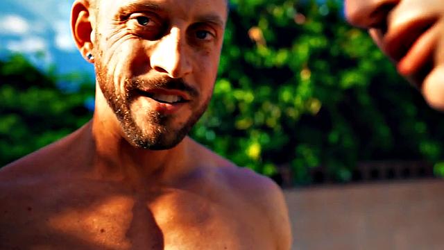 Weird stud bareback fucked by athletic stepbrother