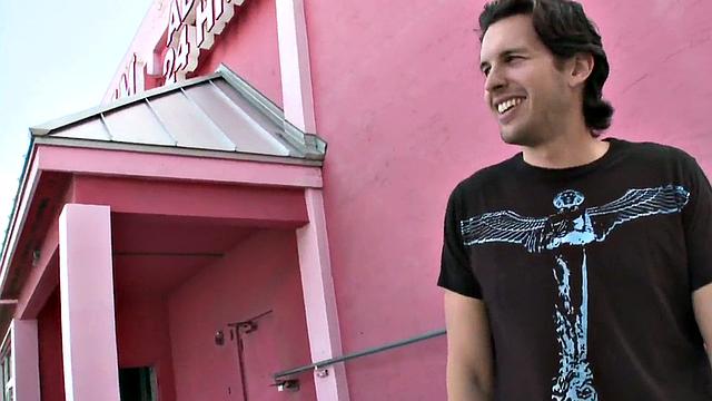 Real str8 gets gloryhole gay BJ with voyeur babe