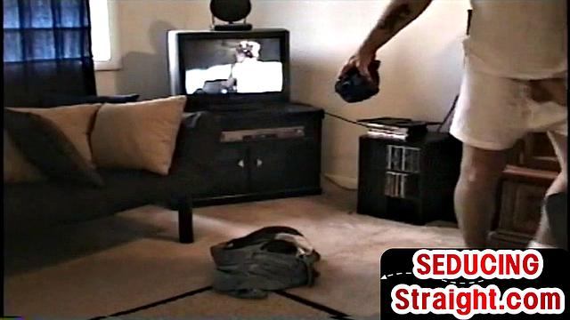 Handsome guy doggystyled by jock