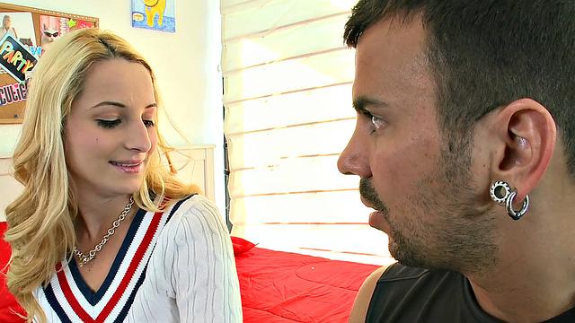 Misy's hot tattooed ass gets a deep doggystyle pounding from a big cock