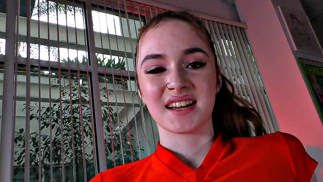 Seduced busty babe fucked in the asshole by nasty fucker