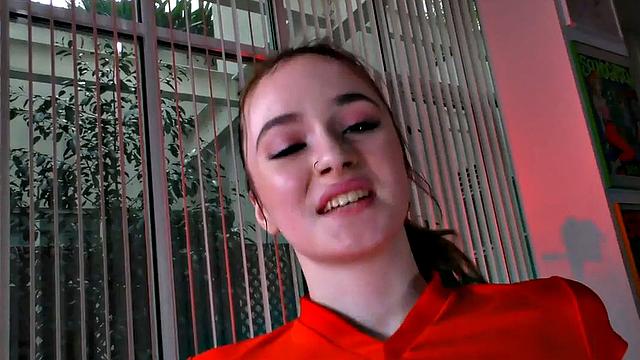 Seduced busty babe fucked in the asshole by nasty fucker