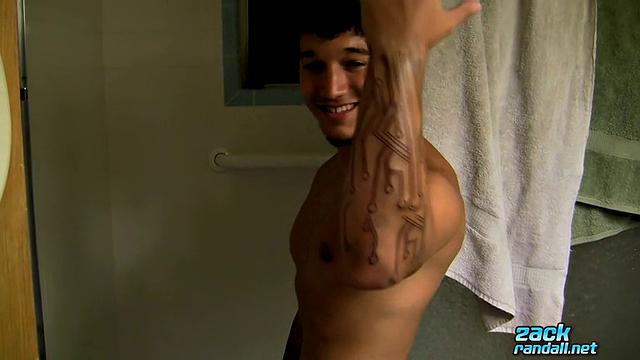Shower Stroking Stud Spurts - Jizzy McBone