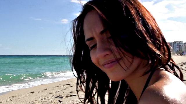 Watch these hot babes get frisky in the sun with their small tits & pierced nipples