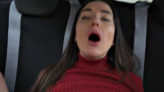 Real driving learner masturbating during lesson