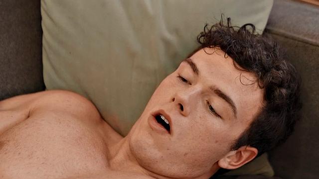 Assfucked Jock passionately doggystyled by his lover