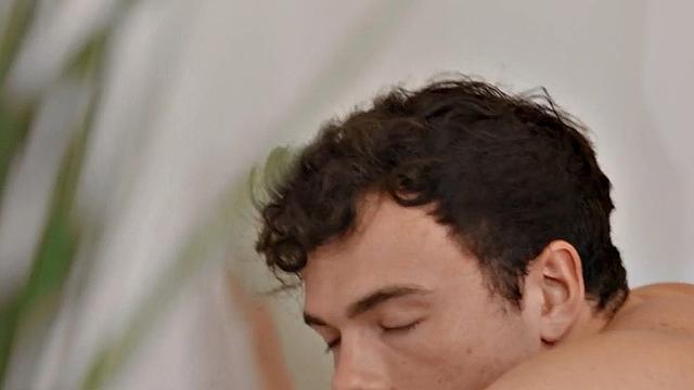 Assfucked Jock passionately doggystyled by his lover