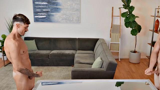 Assfucked Jock passionately doggystyled by his lover