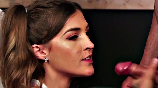 CFNM sluts love sharing dick while blowing hard