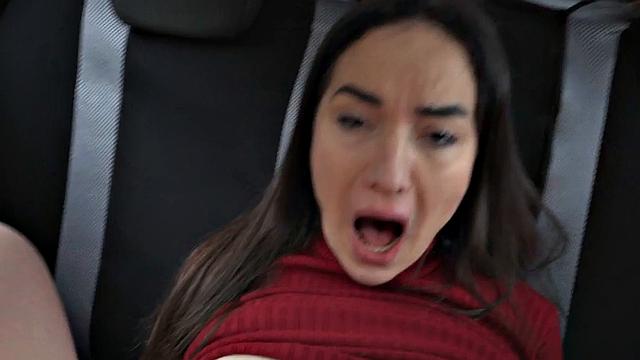 Car bae fucked by driving instructor in wet pussy hole