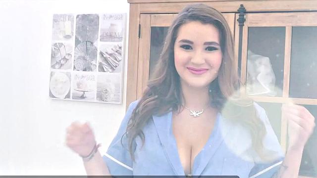 Daria's big, oiled tits