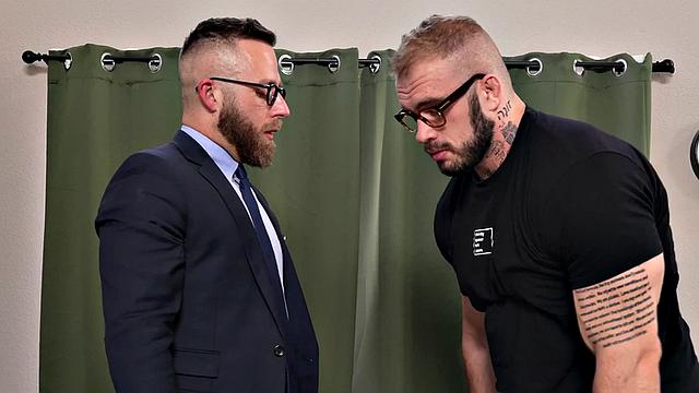 Mesmerized buff hunk bareback fucked by doctor at seance