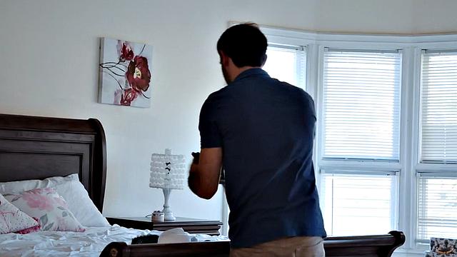 Cute stepsis doggystyled by stepbrother