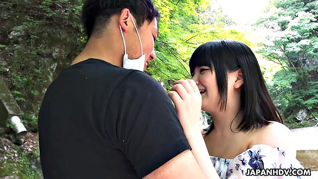 Naughty Tsuna Kimura is fucked by a river