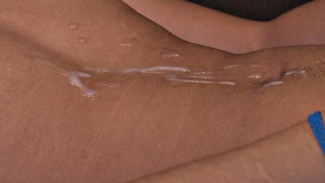 After stripping down to his briefs, Vincent stretches out on a sofa, pushes his underwear down and works up a stiff one. Then he gets totally naked and starts jerking off. A long stroke show follows, as Vincent edges himself several times.