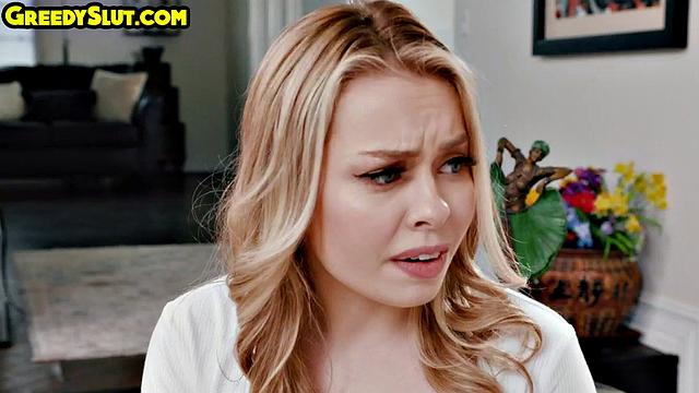 Big Blonde Babe Gtes Pussy Drilled