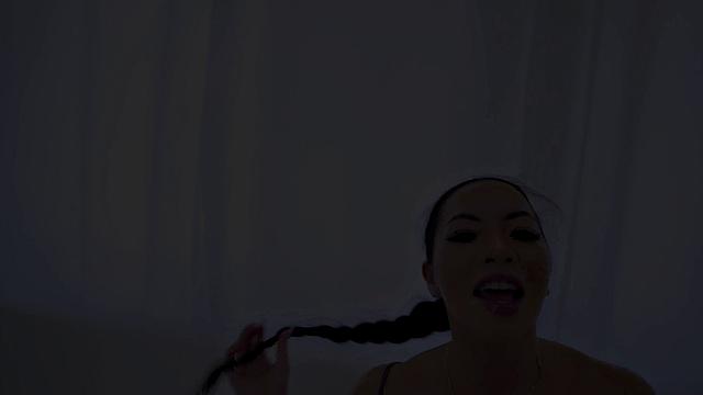 Throated - HOT AND CUTE Brunette LICKS COCK As She Is Sucking It