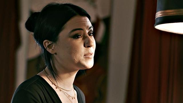 Wicked - Busty Brunette Slurps On A Cock And Gets Fucked Hard