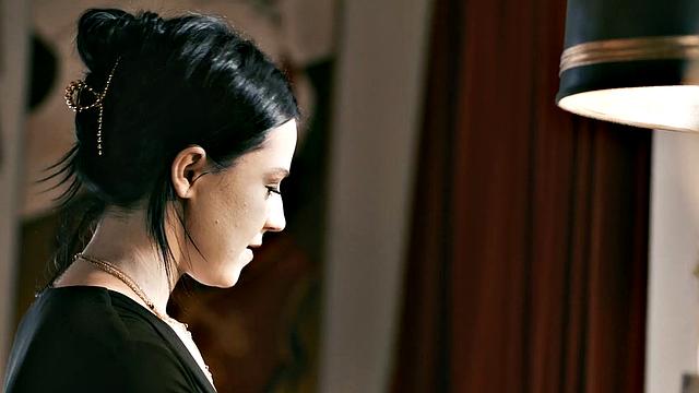 Wicked - Busty Brunette Slurps On A Cock And Gets Fucked Hard