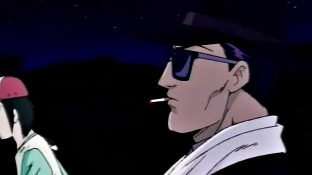 Busty anime teen eats dick