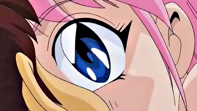 Busty anime teen eats dick