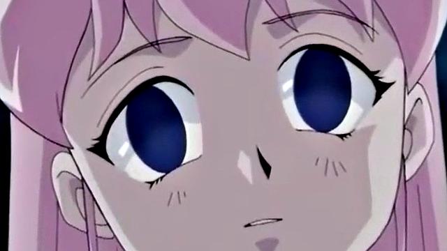 Анимешная девка с большими сиськами сосёт член и получает жёстко в пизду