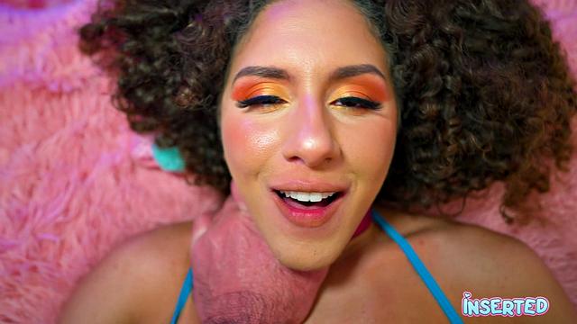 Смотри, как Лиз получает сперму в киску и кончает сама!