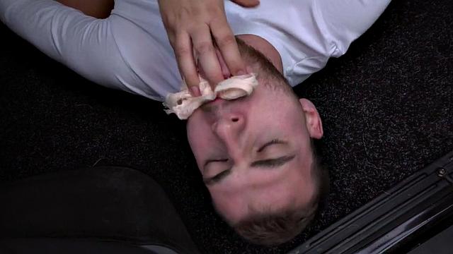 Busty taxi bae pounded by client after pussylicking