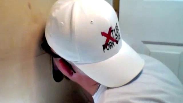 hungry for cock at the gloryhole