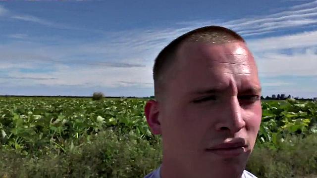 Army men enjoy outdoor IR orgy after morning training