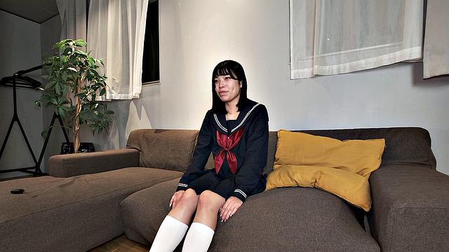 Cute Serina Hirose gets fingered on Tenshigao