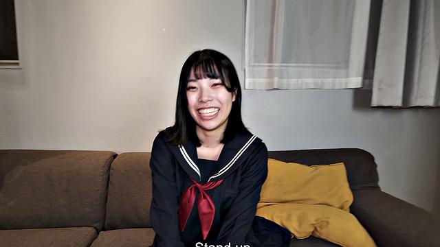 Cute Serina Hirose gets fingered on Tenshigao