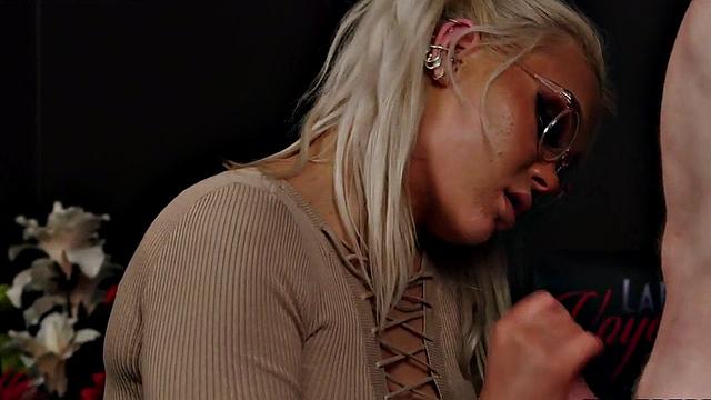 British CFNM babe gives a job interview a CFNM twist