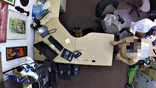 Fooled customer fucked and milked after anal fucking