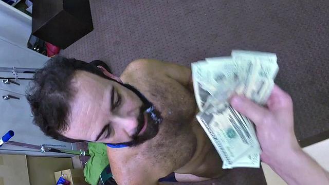 Fooled customer fucked and milked after anal fucking