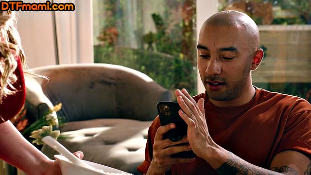 Busty blonde cougar fucked by BBC