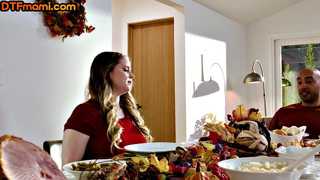 Busty blonde cougar fucked by BBC