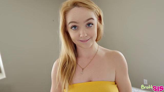 николь наш соблазняет сводного брата откровенным нарядом и страстным минетом