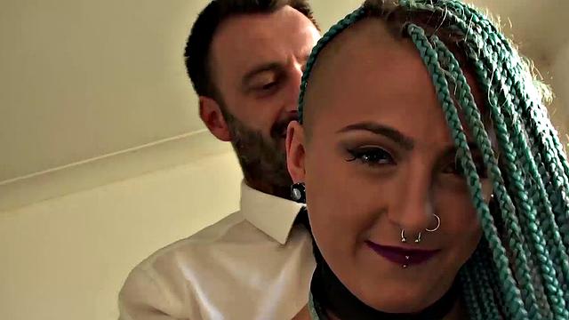 SInked Orion Starr tormented before intense hammering