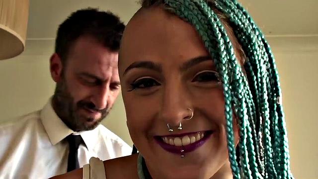 SInked Orion Starr tormented before intense hammering
