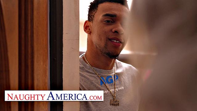 Busty bubble butt blonde Ella Reese takes big black cock from bully