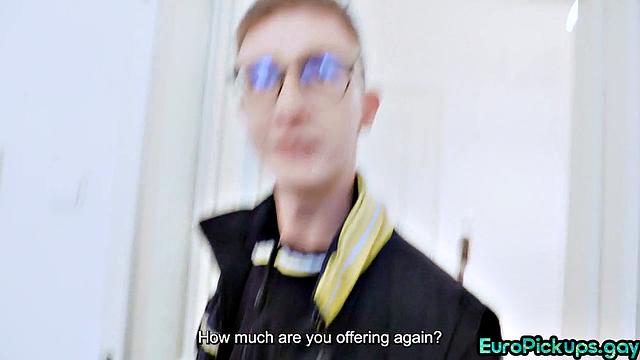 Skinny guy gets facial for extra cash